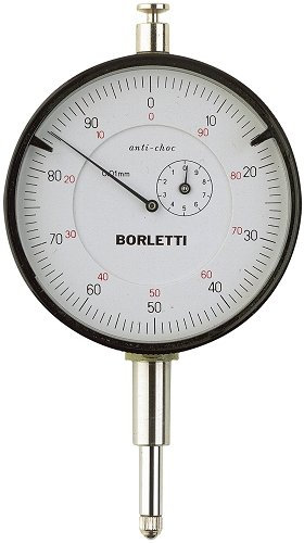 Borletti SC60ANT Comparatore Centesimale a Quadrante, Corsa 10 mm, Diametro 60 mm