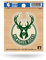 Rico Industries NBA Basketball Milwaukee Bucks kurzer Sport-Aufkleber, 9,5 x 12,9 cm, gestanztes Team-Logo, kurzer Sport-Aufkleber