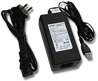 vhbw Netzteil kompatibel mit HP PSC 1318, 1350, 1400 All-In-One, 1406, 1508, 1510, 1608, 1610, 2310, 2410 Drucker - 200 cm
