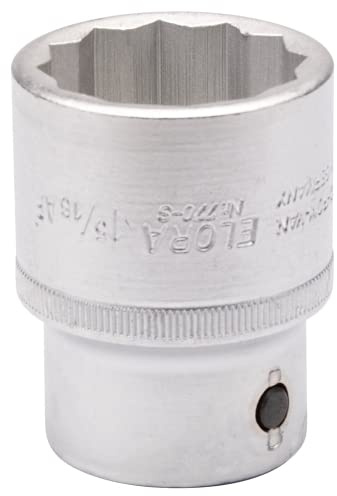 Draper 525 Elora Bi-Hexagon Socket, 3/4 Square Drive, 1.5/16 AF