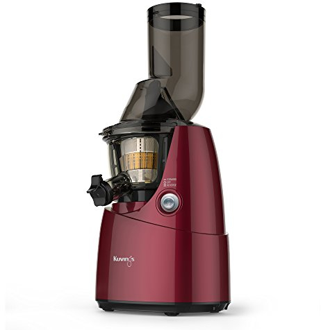 Kuvings KUVIYB6000PR, Red, Straine BPA-Free Whole Slow Juicer B6000PR, includes Smoothie and Sorbet Strainer, Ultem Stainless Steel Plastic