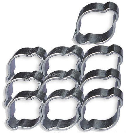 Zwei-Ohr-Schlauchklemme 11-13mm / 7mm