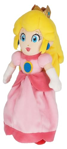 Sanei Super Mario All Star Collection AC05-25,4 cm Prinzessin Pfirsich, Kleiner Plüsch, Rosa