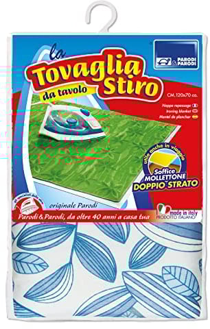 PARODI & PARODI - Toalla de Mesa, Mantel para Planchar, Manta de Planchado para Mesa para un cómodo Planchado en casa y de Viaje, Resistente al Calor, Colores Surtidos, 70 x 120 cm, gramo. 160 g/m²