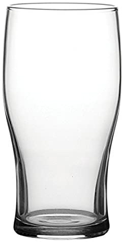 Pasabahce, P42747-CE0000-B01048, Tulip 20oz (57cl) CE (Box of 48) | Ergonomic shape aids comfortable holding, perfect for serving cider or draught beers in busy commercial venues.