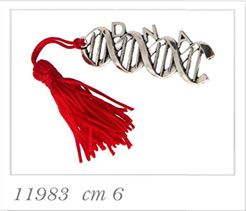 Ciondolo LAUREA Laureato DNA BIOLOGIA con nappina BOMBONIERA