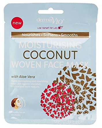 Derma V10 Face Mask Moisturising Coconut