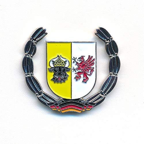 hegibaer Mecklenburg-Vorpommern Wappen Schwerin Deutschland Badge Pin Anstecker 0919