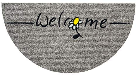 LAKO Fußmatte, Synthetik, 126 Floral, Sprüche Welcome Blume, 75 cm x 40 cm x 1 cm