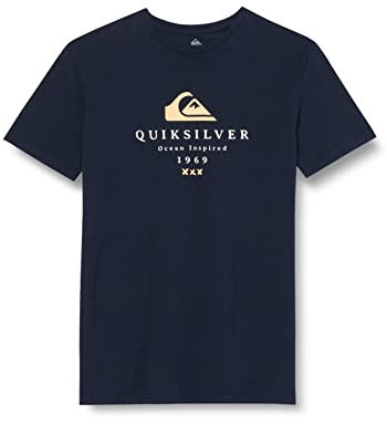 Quiksilver - First Fire Camiseta para Adulto, Negro, L
