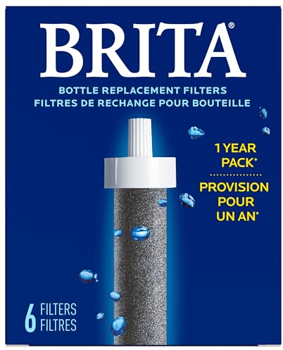 Brita Water Bottle Replacement Filters, BPA Free, 6 Count