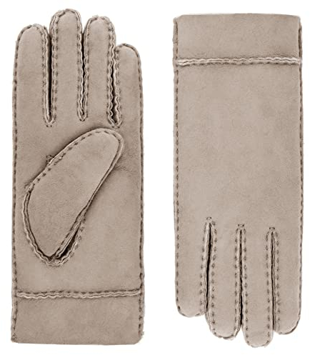Roeckl Damen Helsinki Lederhandschuhe, Cashmere, 7.5