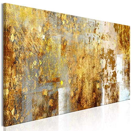 decomonkey Bilder Abstrakt 120x40 cm 1 Teilig Leinwandbilder Bild auf Leinwand Vlies Wandbild Kunstdruck Wanddeko Wand Wohnzimmer Wanddekoration Deko Modern Kunst