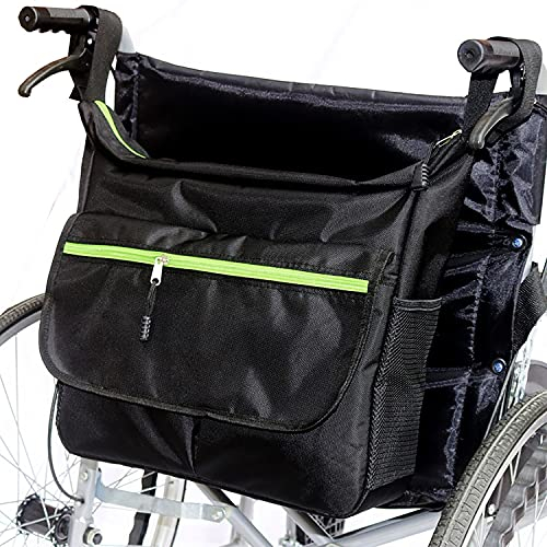 Winter Rollstuhl-Rucksack-Tasche, Rollstuhl- und Rollator-Zubehör für Mobilität, Transport und Reisen Tragbare seitliche Aufbewahrungstaschen