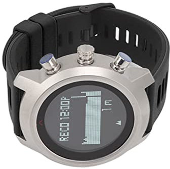 Shanrya Reloj deportivo digital, reloj deportivo podómetro inteligente para buceo (negro)