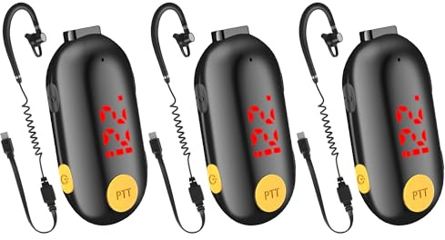 SINORISE Super Mini Walkie Talkies, Two-Way Radios, 3 Pack