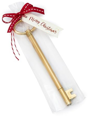 Mopec NA146 50 Filzstifte, Goldschlüssel, Frohe Weihnachten, 15 cm.