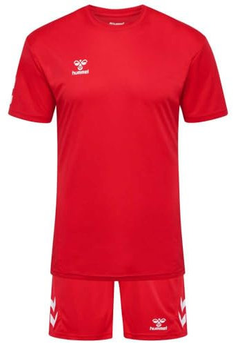 hummel Trikot Set Weiß rot, 3XL Herren