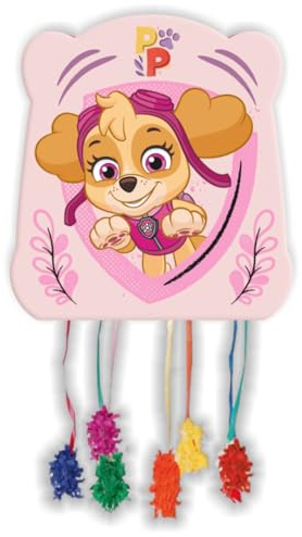 Piñata Cumpleaños Infantil – Varios Diseños Divertidos para Niños y Niñas – Ideal como Decoración de Fiestas y Celebraciones (Paw Patrol)