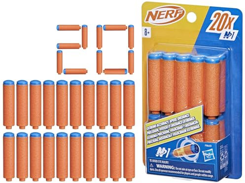 Nerf N-Serie N1 Darts, enthält 20 Darts, kompatibel nur mit Nerf N Series Blaster, Outdoor-Spiele, ab 8 Jahren