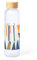 Bouteille en verre dépoli et bouchon bambou 500mL (spéciale sublimation)