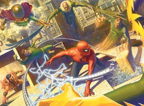 Buffalo Games - Marvel - Spider-Man vs. Sinister Six - 1000 Piece Jigsaw Puzzle for Adults - Challenging Puzzle Perfect for Game Nights - Finished Size is 26.75 x 19.75