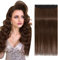 SEGOHAIR Clip in Extensions Echthaar,1 Teilig 5 Clip in Extensions Haarteil 100% Remy Echthaar Glatt Echthaar Extensions Clip,30cm 40g Dunkelschokoladenbraun Für Voluminöses Haar