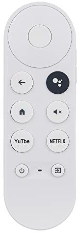 Mandos a Distancia por Voz de Repuesto Aptos para Goog-le Chromecast 4k Schnee Streaming Media Player G9N9N GA01409 GA01919 GA01923 GA02463 GA02464 GA01919-US GA01920-US GA01923-US GA02463-US