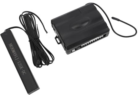 Car Alarm System, ABS Keyless Entry Car Alarm System With Installation Accessories Keyless Entry Security Alarm System for 12V Fuel Vehicle