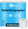 BOVE Toilettenpapier 3-Lagig - 56 Rollen, 125 Blatt pro Rolle - Weiß, 100% Zellstoff, Dezent Gemustert – Extra Weich & Reißfestes Klopapier - FSC- und Ecolabel-Zertifiziert