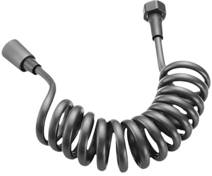 Folpus Bidet Sprayer Rohrschlauchfeder Flexibler Duschschlauch Ersatz Stall für 1/2 -Zoll, Dunkelgrau