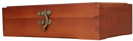 TARSHYRY Hölzerne Werkzeugkiste, Kunstversorgungsschachtel Holz Schachtel Holz Skizzieren Bleistiftbox Werkzeugbox Schmuckschachtel