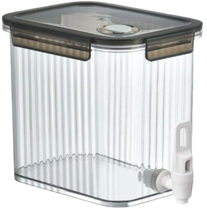 Drink Dispenser - Large Capacity 0.66/0.92 Gallon Drink Dispenser with Spigot and Lid - Removable Juice Water Pitcher Keep Drinks