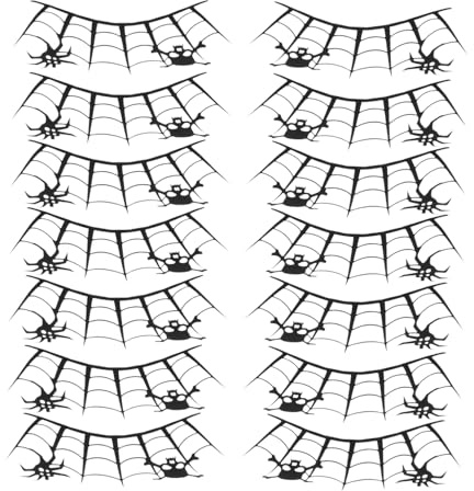 BAZEITFLOW 7 Paare Halloween Party Wimpern Vivid Fake Lashes Für Frauen Leicht Komfortabel Wiederverwendbar Für Festival Cosplay Bühnenauftritte