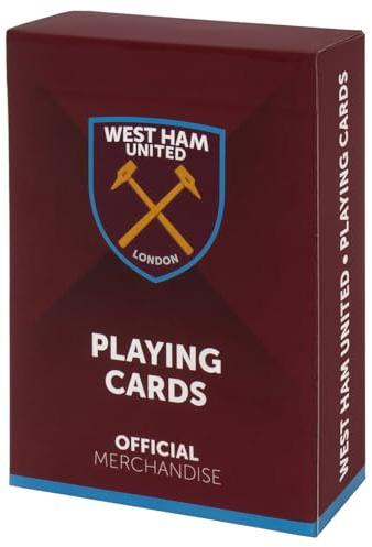West Ham United FC Playing Cards - Official Football 52-Card Deck, 1 Pack