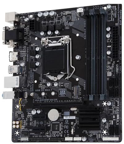 motherboard Fit For Gigabyte B250M-DS3H Desktop Motherboard LGA 1151 Support 6th/7th-Gen I7 I5 I3 DDR4 64GB M.2 SSD