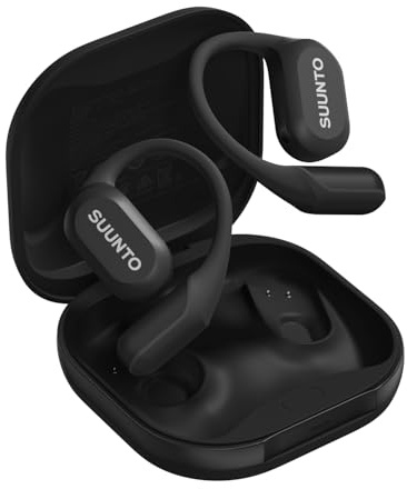 SUUNTO Spark Offene Ohrhörer, Knochenleitung, IP55 wassergeschützt | 36 Stunden Wiedergabezeit, Bluetooth 5.4, Kopfbewegungssteuerung, SUUNTO App