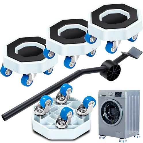 goldmiky Juego de 6 Sruedas para Muebles Pesados, 360°Ruedas Giratorias
