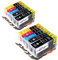 10x Canon Pixma MP610 Kompatible Druckerpatronen - Cyan/Magenta/Gelb/Schwarz- PATRONEN MIT CHIP