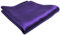 TigerTie gewebtes Designer Satin Seideneinstecktuch in lila-flieder Uni einfarbig - Pochette 30 x 30 cm - Einstecktuch 100% reine Seide
