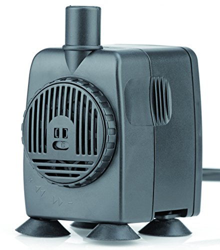 Pontec 57508 PondoCompact 1200 - Outdoor-Statuenbrunnenpumpe / kompakte Brunnenpumpe für Fontänen und Wasserspiel, Schwarz