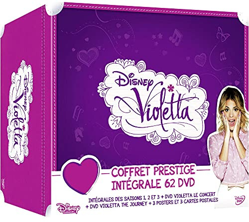 Violetta - Coffret Prestige Intégrale 61 DVD : Intégrales des saisons 1, 2 et 3 + Violetta, le concert + 3 posters et 3 cartes postales