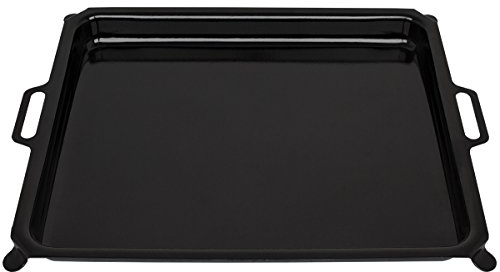 Beeketal Grillpfanne aus emailliertem Stahl mit Griffen, Grill Pfanne passend für Beeketal Gasgrill GGB-1 und GGB-2 | Stahlpfanne Maße Außen: ca. 705x525x55 mm, Innen: ca. 570x470x50 mm