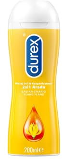 DUREX Play 2 in 1 Massagegel mit Ylang Ylang Gleitgel - 200 ml | für Körpermassage und Intimgebrauch Massagegel