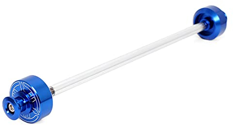 Bobine forcellone posteriore ruota forcellone cursori forcella per Yamaha MT-07 FZ-07 XSR700 2014-2020 moto stand bobine vite bullone Crash Protector (blu)