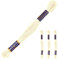 3 Docken Stickgarn je ca. 8m Sticktwist 100% Baumwolle Stickerei verschiedene Farbwahl, Farbe :1102 sahnig