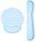 Dapesuom Keyboard Wrist Rest and Mouse Pad Set, Memory Foam Wrist Rests with Non Slip Base for Easy Typing & Pain Relief, Ergonomic Design, Sky Blue