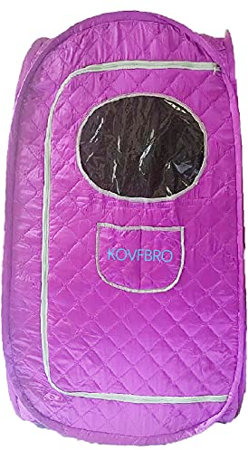 KOVFBRO Sauna Tent,Portable Spa Room,Home Full Body Steam Fold SaunaCabin Exculde Sauna Generator Purple