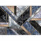 murando - Papier peint panoramique artistique 350x256 cm - Revêtement mural décoration pour chambre salon - Design moderne - Gris - Fond marbre rochers géométrie géométrique pierres f-B-10038-a-c