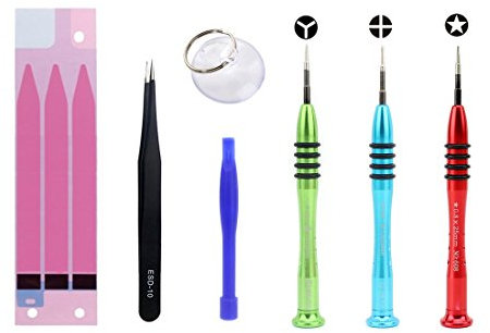 Liaoxig Ersatzteile reparieren JF-8163 7-in-1-Akku-Reparatur-Tool-Set for das iPhone 7 Plus Ersatzteile reparieren